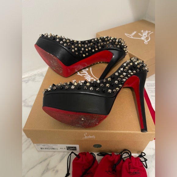 Christian Louboutin Bianca Spikes 140 Nappa - Picture 8 of 11